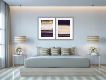 ZEN I & II - Paper Painting by NOVOCUADRO ART COMPANY - view 3
